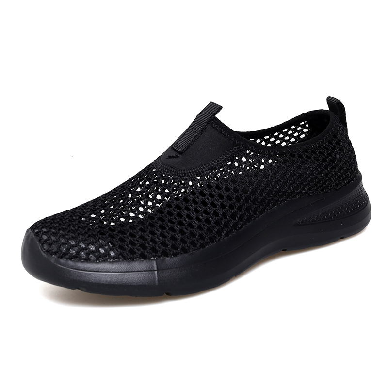 women's mesh breathable elastic slip resistant casual shoes